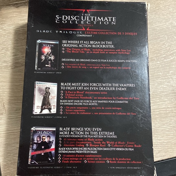 Blade Trilogy 5 Disc Ultimate Collection DVD - Picture 2 of 5